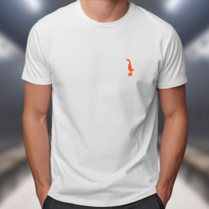 T-Shirt DQ Blanc. DQ Canard